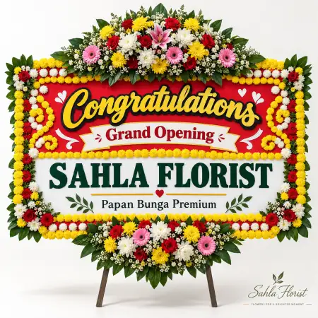 Papan Bunga Ucapan Selamat Summarecon Mall Kelapa Gading