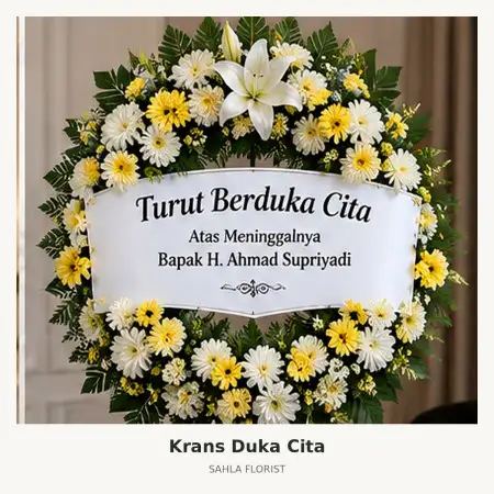 Krans Bunga Duka Summarecon Mall Kelapa Gading